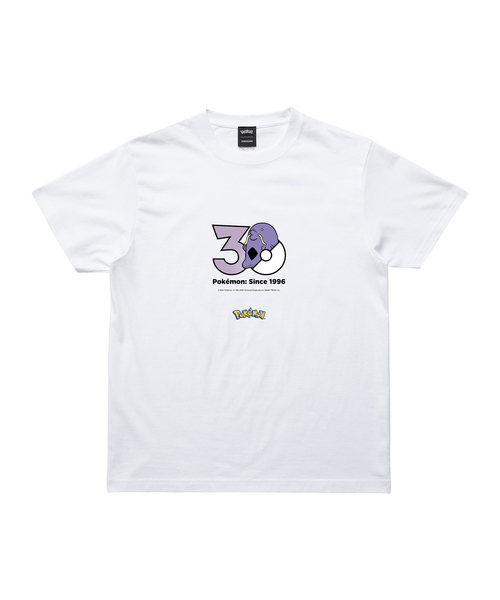 ZOZOSPOT(ゾゾスポット)の「Pokemon 30th Anniversary 1025 T-shirt 「マルノーム」(Tシャツ/カットソー・レディース・ホワイト・SMALL/MEDIUM/LARGE/X-LARGE/XX-LARGE/XXX-LARGE/100cm/110cm/120cm/130cm/140cm/150cm/160cm)」の1枚目の写真