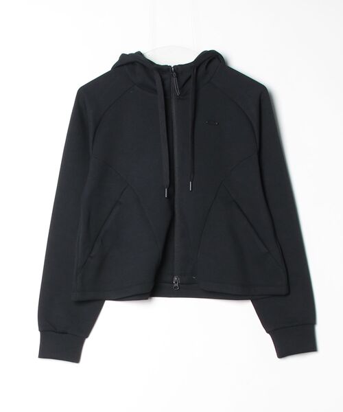 OAKLEY（オークリー）の「オークリー OAKLEY RADIANT PEACH FLEECE CROPPED 12.0（パーカー・レディース・ブラック/ライトベージュ/グレー・M/L/S/XL）」の13枚目の写真