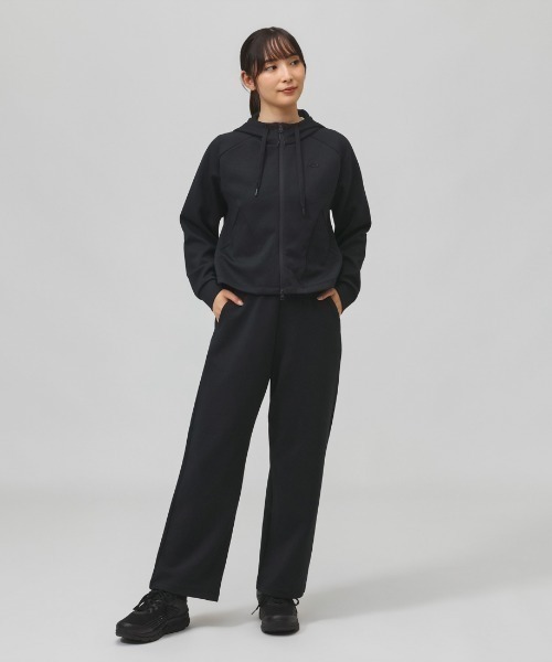 OAKLEY（オークリー）の「オークリー OAKLEY RADIANT PEACH FLEECE CROPPED 12.0（パーカー・レディース・ブラック/ライトベージュ/グレー・M/L/S/XL）」の8枚目の写真
