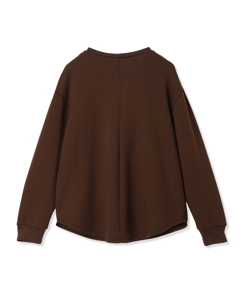LE SOUK HOLIDAY(ルスークホリデー)の「ハーフジップカットプルオーバー(Tシャツ/カットソー・レディース・チャコールグレー/オフホワイト/ダークブラウン・L/M)」の21枚目の写真