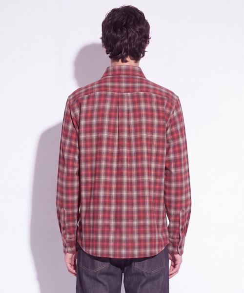 UNITED TOKYO（ユナイテッドトウキョウ）の「【新作】WOOL NYLON OMBRE CHECK SHIRT（シャツ/ブラウス・メンズ・グリーン/レッド/ブラウン・2/1）」の20枚目の写真