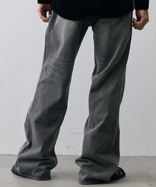 Shoowtime(ショウタイム)の「Vintage Faded Loose Straight Denim / ヴィンテージフェード ルーズストレートデニム(デニムパンツ・メンズ・グレー系/ライトブルー・LARGE/MEDIUM/X-LARGE/SMALL)」の13枚目の写真