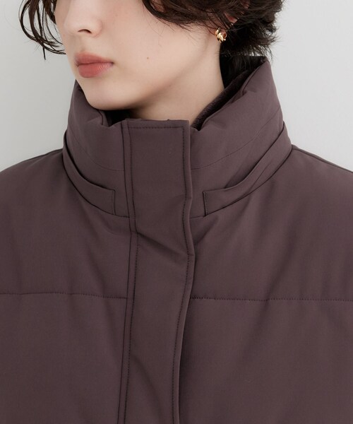 THE SHOP TK (ザ ショップ ティーケー )の「フード取り外し可能ふわもこ中綿ジャケット(ブルゾン・レディース・ブラック/ダークブラウン/ナチュラル・12/13)」の14枚目の写真