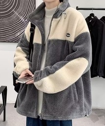 Color Block Boa Fleece Jacket カラーブロックボアフリースジャケット