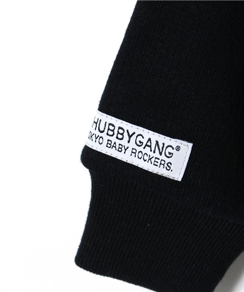 CHUBBYGANG（チャビーギャング）の「スタッズ付ジップアップパーカー（パーカー・キッズ・ブラック/グレー・110/130/100/120）」の7枚目の写真