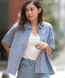 Denime | コットンリネンBIGシャツ(シャツ/ブラウス)