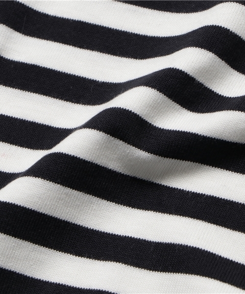 BRANSHES（ブランシェス）の「ボーダー7分袖ワンピース（ワンピース・キッズ・レッド/ブラック・90cm/100cm/130cm/120cm/110cm/140cm）」の10枚目の写真