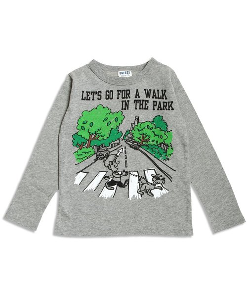 BREEZE（ブリーズ）の「4色4柄ストーリーTシャツ（Tシャツ/カットソー・キッズ・パープル/イエロー/グレー/アイボリー・100/120/140/110/130/80/90/95）」の6枚目の写真