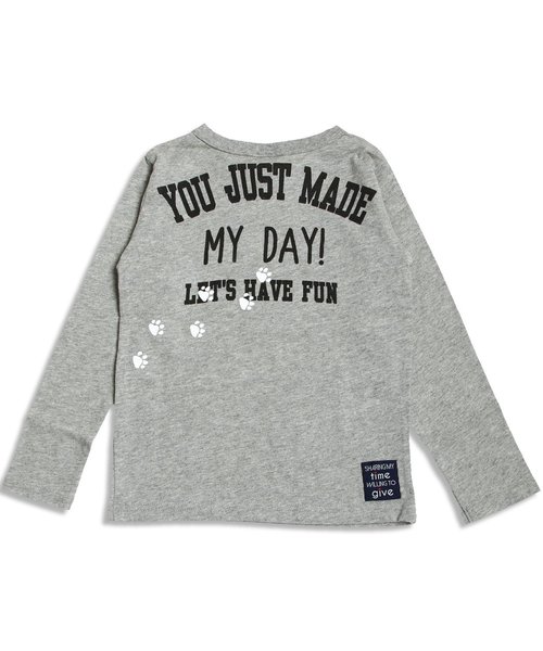 BREEZE（ブリーズ）の「4色4柄ストーリーTシャツ（Tシャツ/カットソー・キッズ・パープル/イエロー/グレー/アイボリー・100/120/140/110/130/80/90/95）」の8枚目の写真