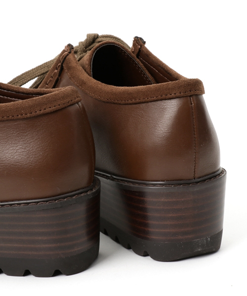 MOUSSY（マウジー）の「PLATFORM DESERT SHOES（その他シューズ・レディース・ブラウン/ブラック・LARGE/SMALL/MEDIUM）」の3枚目の写真