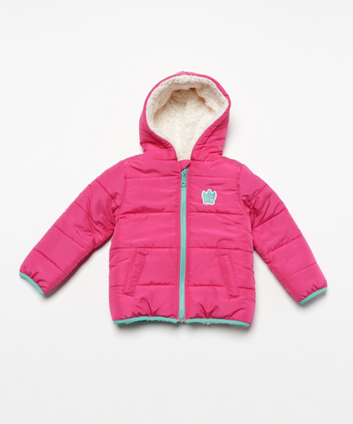 RODEO CROWNS WIDE BOWL（ロデオクラウンズワイドボウル）の「キャンディ 中綿 ブルゾン（ブルゾン・キッズ・ブラック/ピンク/グリーン・SMALL/LARGE/X-SMALL/MEDIUM）」の3枚目の写真