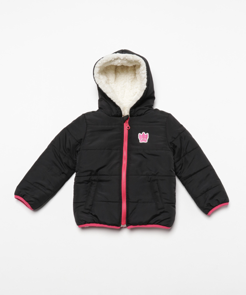 RODEO CROWNS WIDE BOWL（ロデオクラウンズワイドボウル）の「キャンディ 中綿 ブルゾン（ブルゾン・キッズ・ブラック/ピンク/グリーン・SMALL/LARGE/X-SMALL/MEDIUM）」の2枚目の写真