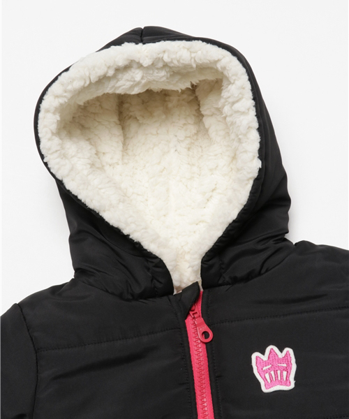 RODEO CROWNS WIDE BOWL（ロデオクラウンズワイドボウル）の「キャンディ 中綿 ブルゾン（ブルゾン・キッズ・ブラック/ピンク/グリーン・SMALL/LARGE/X-SMALL/MEDIUM）」の5枚目の写真