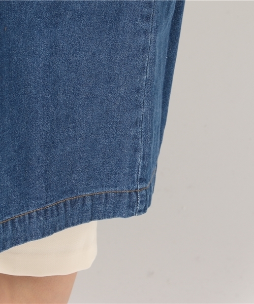 MERLOT(メルロー)の「ダンガリーデニムライトフーディコート541-1527TK(その他アウター・レディース・ネイビー/ライトブルー/ブルー・FREE)」の16枚目の写真