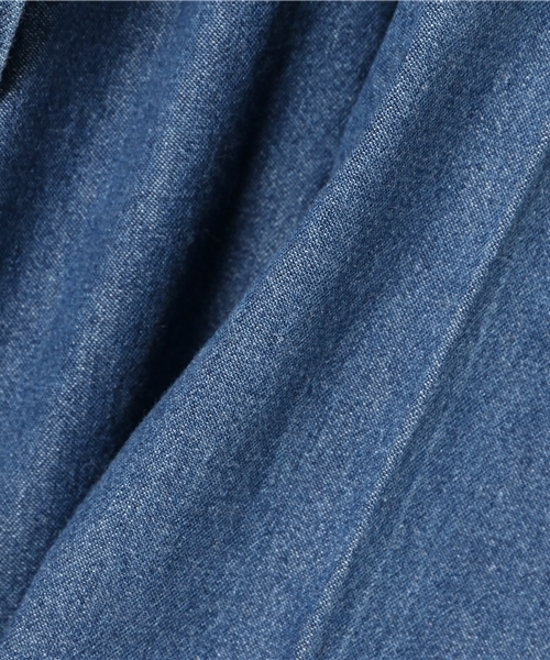 MERLOT(メルロー)の「ダンガリーデニムライトフーディコート541-1527TK(その他アウター・レディース・ネイビー/ライトブルー/ブルー・FREE)」の18枚目の写真