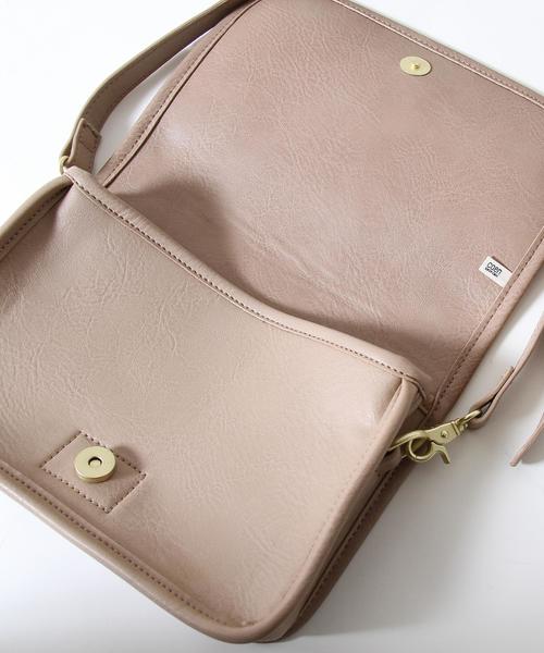 coen（コーエン）の「レザーライク2WAYショルダーバッグ（ショルダーバッグ・レディース・オフホワイト/ブラック/ブラウン/ベージュ・FREE）」の10枚目の写真