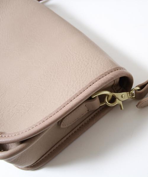 coen（コーエン）の「レザーライク2WAYショルダーバッグ（ショルダーバッグ・レディース・オフホワイト/ブラック/ブラウン/ベージュ・FREE）」の11枚目の写真