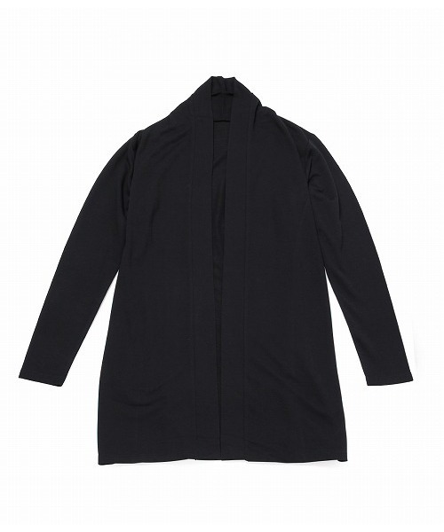 ADAM ET ROPE'(アダムエロペ)の「ロングカーディガン(カーディガン/ボレロ・メンズ・グレー/ブラック・L/M)」の2枚目の写真