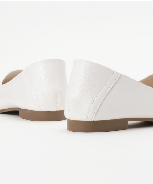 MERLOT（メルロー）の「バブーシュ000-2437（パンプス・レディース・ホワイト/キャメル/ブラック・M/L）」の10枚目の写真