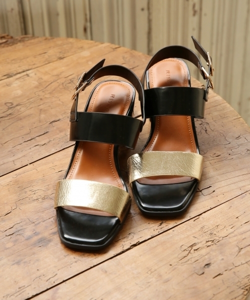 LEPSIM（レプシィム）の「ベルトヒールサンダル  749383（サンダル・レディース・ベージュ/ゴールド系その他/ブラック系その他・LARGE/SMALL/MEDIUM）」の3枚目の写真