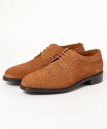 《映画着用》WEB限定 本革 外羽根 フルブローグ ウィングチップ ドレスシューズ / London Shoe Make Oxford and Derby 8011