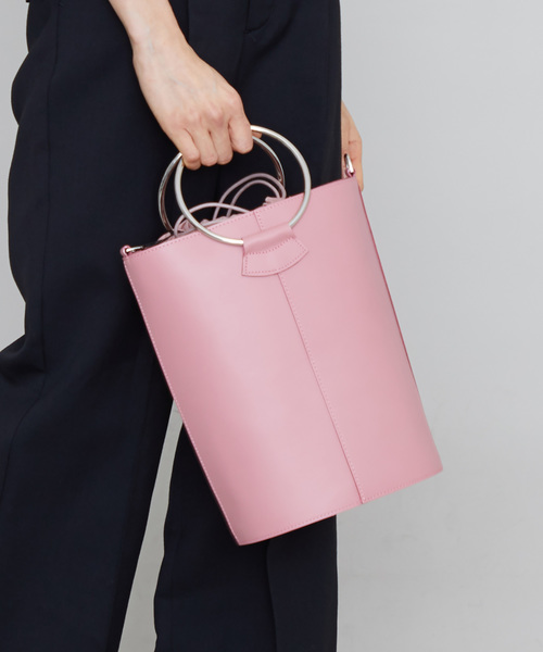 UNITED TOKYO（ユナイテッドトウキョウ）の「バケツリングバッグ（ショルダーバッグ・レディース・レッド/ブラック/サックスブルー/ピンク・FREE）」の4枚目の写真