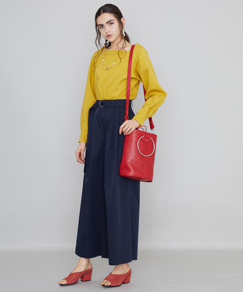 UNITED TOKYO（ユナイテッドトウキョウ）の「バケツリングバッグ（ショルダーバッグ・レディース・レッド/ブラック/サックスブルー/ピンク・FREE）」の14枚目の写真