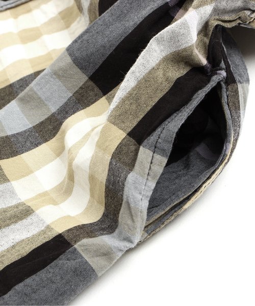 BREEZE（ブリーズ）の「袖フリルチェックワンピース（ワンピース・キッズ・ピンク/チャコール/イエロー・140/95/110/90/130/80/120/100）」の10枚目の写真