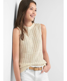 GAP | Gap オープンステッチ セータータンクトップ(ニット/セーター)