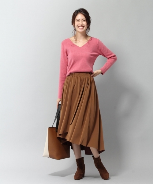 Andemiu（アンデミュウ）の「Ｂ／リボンニットプルオーバー772005（ニット/セーター・レディース・ピンク/ベビーピンク/ブルー/ブラック/ライトグレー・FREE）」の8枚目の写真