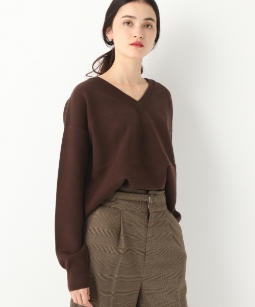 A part by（アパートバイ）の「12GRyPNyルーズVPO 775944 （ニット/セーター・レディース・ブラック/ブラウン/グレー/マスタード・FREE）」の3枚目の写真