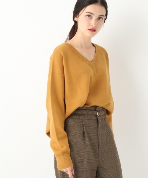 A part by（アパートバイ）の「12GRyPNyルーズVPO 775944 （ニット/セーター・レディース・ブラック/ブラウン/グレー/マスタード・FREE）」の4枚目の写真