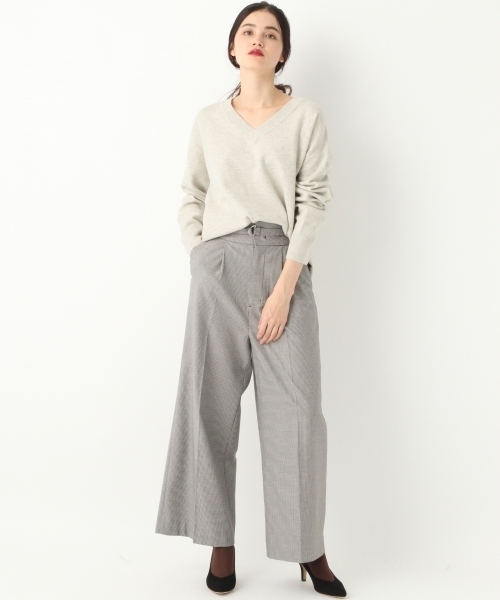 A part by（アパートバイ）の「12GRyPNyルーズVPO 775944 （ニット/セーター・レディース・ブラック/ブラウン/グレー/マスタード・FREE）」の9枚目の写真