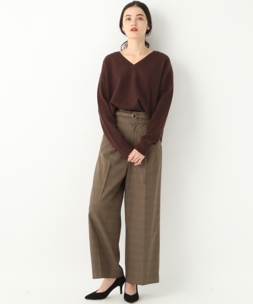 A part by（アパートバイ）の「12GRyPNyルーズVPO 775944 （ニット/セーター・レディース・ブラック/ブラウン/グレー/マスタード・FREE）」の13枚目の写真