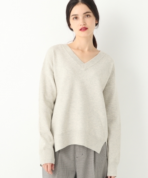 A part by（アパートバイ）の「12GRyPNyルーズVPO 775944 （ニット/セーター・レディース・ブラック/ブラウン/グレー/マスタード・FREE）」の5枚目の写真