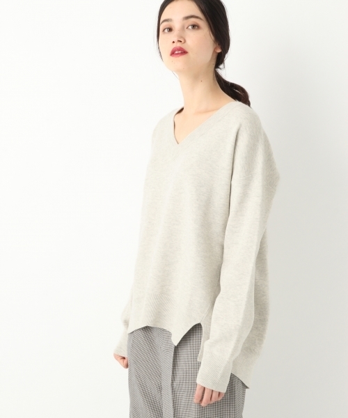 A part by（アパートバイ）の「12GRyPNyルーズVPO 775944 （ニット/セーター・レディース・ブラック/ブラウン/グレー/マスタード・FREE）」の7枚目の写真