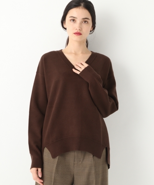 A part by（アパートバイ）の「12GRyPNyルーズVPO 775944 （ニット/セーター・レディース・ブラック/ブラウン/グレー/マスタード・FREE）」の15枚目の写真