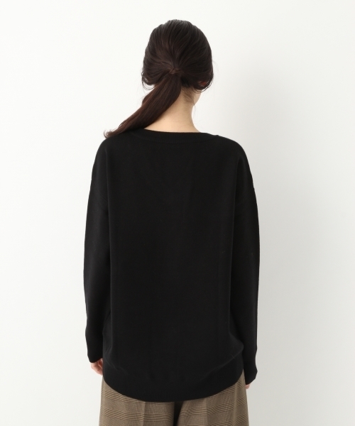 A part by（アパートバイ）の「12GRyPNyルーズVPO 775944 （ニット/セーター・レディース・ブラック/ブラウン/グレー/マスタード・FREE）」の14枚目の写真