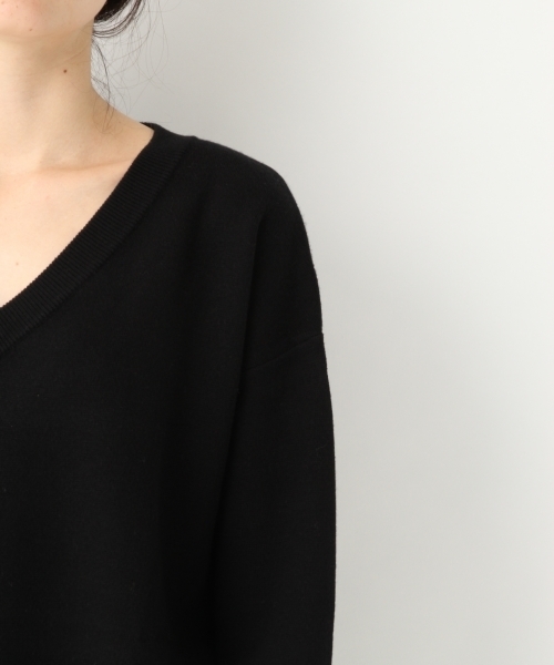 A part by（アパートバイ）の「12GRyPNyルーズVPO 775944 （ニット/セーター・レディース・ブラック/ブラウン/グレー/マスタード・FREE）」の6枚目の写真