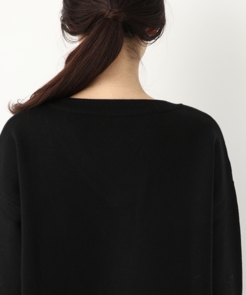 A part by（アパートバイ）の「12GRyPNyルーズVPO 775944 （ニット/セーター・レディース・ブラック/ブラウン/グレー/マスタード・FREE）」の19枚目の写真