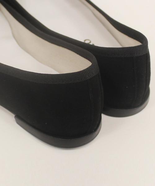レペット　repetto パンプス　スウェード　黒　ブラック レペット repetto *バレエシューズ 37/23*ブラック黒スエード