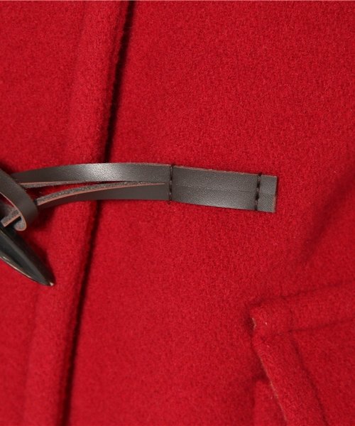 Another Edition（アナザーエディション）の「AE[A]Wフェイス MLT DFL CT（ダッフルコート・レディース・ベージュ/レッド/ネイビー・SMALL/MEDIUM）」の11枚目の写真