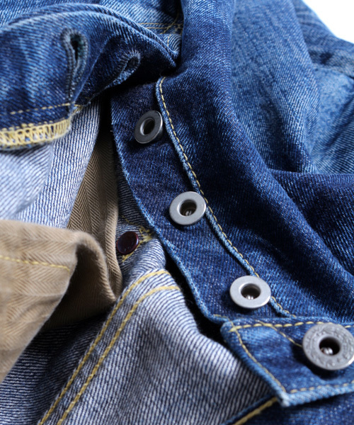 Made in JAPAN denime (wide straight)(メイドインジャパンデニム ワイドストレート)の「【Made in Japan】WWⅡtype-Non Wash-/大戦モデル ワイドストレートデニム(デニムパンツ・メンズ・インディゴブルー・28inch/29inch/30inch/31inch/32inch/33inch/34inch/36inch/38inch/40inch)」の21枚目の写真