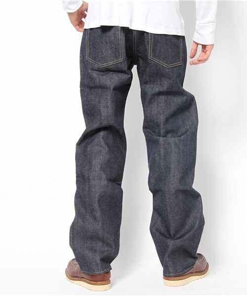Made in JAPAN denime (wide straight)(メイドインジャパンデニム ワイドストレート)の「【Made in Japan】WWⅡtype-Non Wash-/大戦モデル ワイドストレートデニム(デニムパンツ・メンズ・インディゴブルー・28inch/29inch/30inch/31inch/32inch/33inch/34inch/36inch/38inch/40inch)」の3枚目の写真