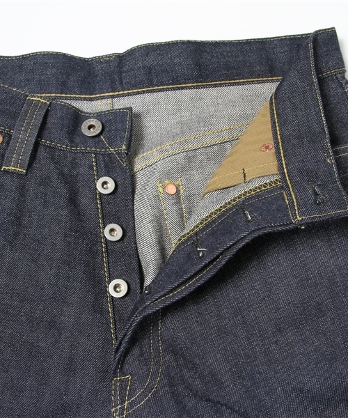 Made in JAPAN denime (wide straight)(メイドインジャパンデニム ワイドストレート)の「【Made in Japan】WWⅡtype-Non Wash-/大戦モデル ワイドストレートデニム(デニムパンツ・メンズ・インディゴブルー・28inch/29inch/30inch/31inch/32inch/33inch/34inch/36inch/38inch/40inch)」の9枚目の写真