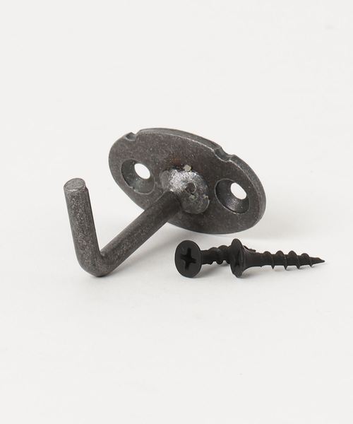 a.depeche(アデペシュ)の「Iron Plate Hook round / アイアンフック(インテリア雑貨・レディース・アンティークシルバー・FREE)」の2枚目の写真