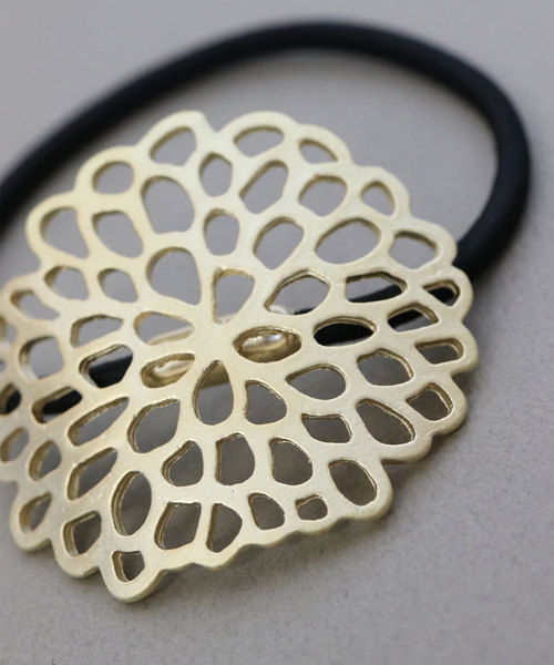 florist（フローリスト）の「透かし柄 メタル ヘアゴム（ヘアゴム・レディース・ゴールド/シルバー・FREE）」の3枚目の写真