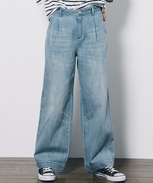 LIPSTAR | タックワイドデニムパンツ(デニムパンツ)