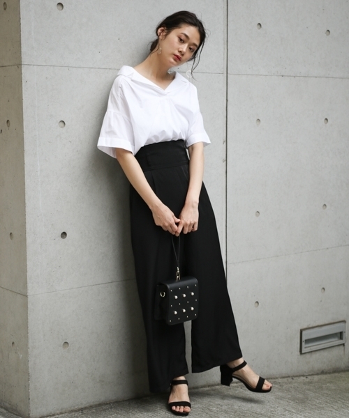 PAGEBOY（ページボーイ）の「バックレースアップシャツ（シャツ/ブラウス・レディース・オフホワイト/アイボリー/ホワイト系その他・FREE）」の8枚目の写真