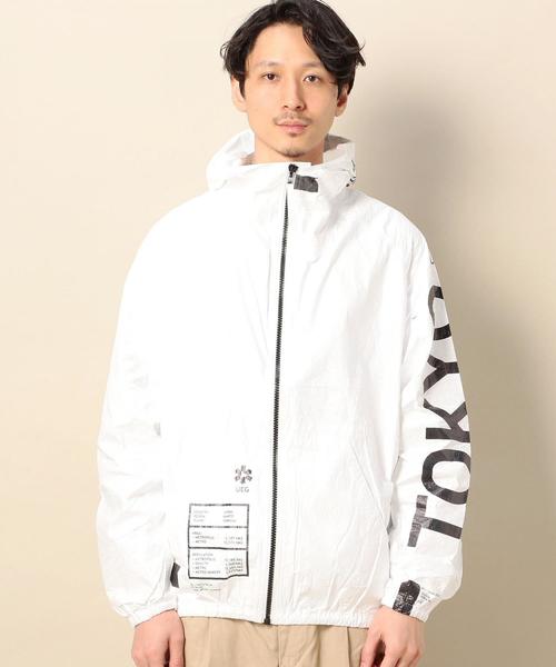 UEG（ユーイージー）の「＜UEG＞ TYVEK TOKYO/ジャケット（マウンテンパーカー・メンズ・ホワイト・MEDIUM/LARGE）」の3枚目の写真
